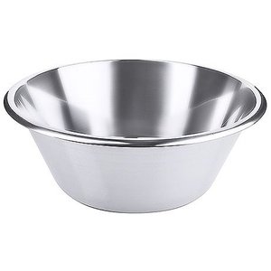 Contacto Stainless Steel Kitchen Bowl with Rim 14 L, ø 400 mm