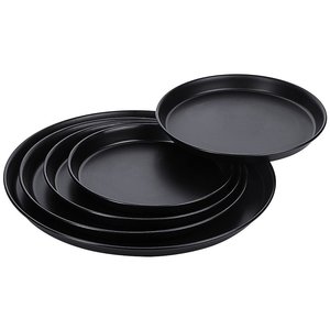 Contacto Blacha do pizzy ze stali czarnej ø 140 mm