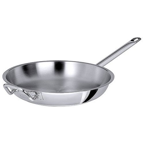 Contacto Polished Stainless Steel Frying Pan Ø320 mm Contacto Polished Stainless Steel Frying Pan Ø320 mm