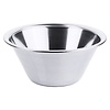 Contacto Stainless Steel Kitchen Conical Bowl with Rim and Round Bottom 0,6 L, ø 140 mm