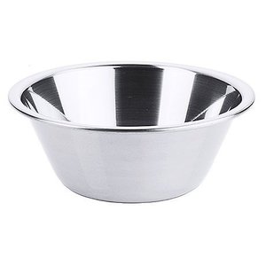 Contacto Stainless Steel Kitchen Conical Bowl with Rim and Round Bottom 1 L, ø 160 mm Contacto Stainless Steel Kitchen Conical Bowl with Rim and Round Bottom 1 L, ø 160 mm