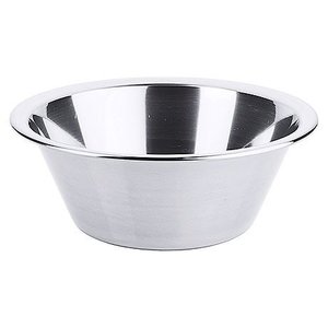 Contacto Stainless Steel Kitchen Conical Bowl with Rim and Round Bottom 1,75 L, ø 200 mm