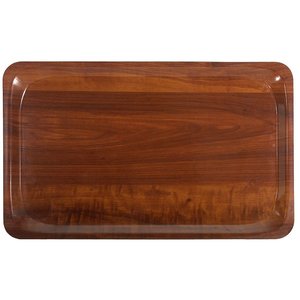 Contacto Laminated wood Rectangular Serving Tray GN 1/1 Brown