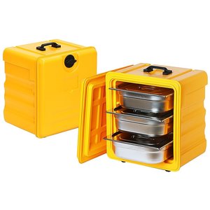 Contacto Front Loading Insulated Food Container GN 1/2 Yellow