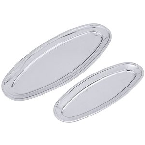 Contacto Półmisek ze stali nierdzewnej do ryb 450x180x23 mm
