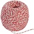 Contacto Butchers String , red + white striped