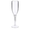 Contacto Kieliszek do szampana z plastiku 150 ml transparentny