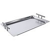 Contacto Stainless Steel Rectangular Serving Tray GN 1/1 with Handles