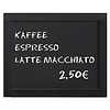 Contacto Menu Board, black 40 cm