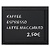Contacto Menu Board, black 40 cm