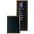 Contacto Menu Board, dark brown 80 cm