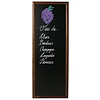 Contacto Menu Board, dark brown 120 cm