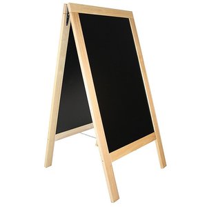 Contacto Tablica w drewnianej ramie, 710x1340 mm, naturalny