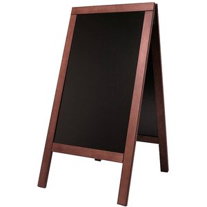 Contacto Tablica w drewnianej ramie, 710x1340 mm, mahoń Contacto Tablica w drewnianej ramie, 710x1340 mm, mahoń