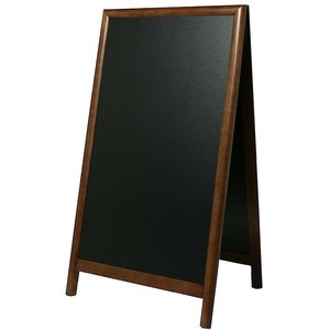 Contacto Tablica w drewnianej ramie, 710x1250 mm, ciemnobrązowy Contacto Tablica w drewnianej ramie, 710x1250 mm, ciemnobrązowy