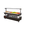 Diamond Buffet - Refrigerated salad bar, 6x GN1/1-150 (Wengé wood) Diamond Buffet - Refrigerated salad bar, 6x GN1/1-150 (Wengé wood)