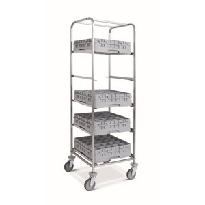 Diamond Trolley 5 levels for dishwasher baskets 500x500 mm Diamond Trolley 5 levels for dishwasher baskets 500x500 mm