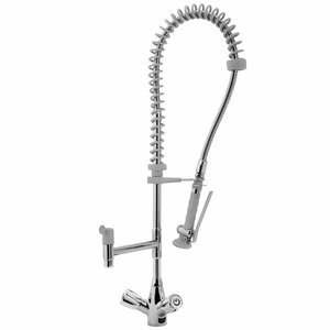 Diamond Single Hole Deck Mounted Pre-Rinse Faucet with Spout, Height 800 mm