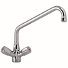 Diamond Double Handle Deck Mounted Kitchen Faucet, Flow 40 L / min., Height 365 mm