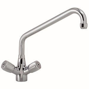 Diamond Double Handle Deck Mounted Kitchen Faucet, Flow 40 L / min., Height 365 mm Diamond Double Handle Deck Mounted Kitchen Faucet, Flow 40 L / min., Height 365 mm