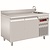 Diamond Double Door Refrigerated Table 260 L, from -2 °C to 8 °C, Side-Mounted Compressor, Ventilated