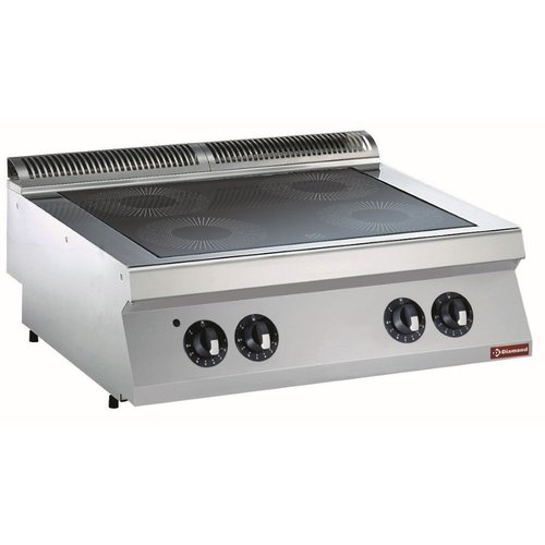 Diamond Countertop VitroCeramic Electric Cooker with 4 Heating Zones, 8,8 kW Diamond Countertop VitroCeramic Electric Cooker with 4 Heating Zones, 8,8 kW