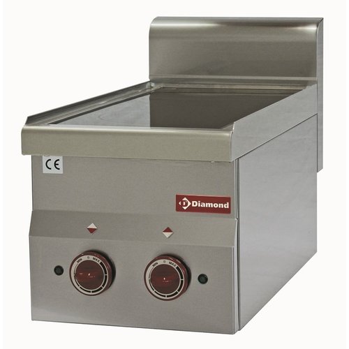 Diamond Countertop VitroCeramic Electric Cooker with 2 Heating Zones, 3,6 kW Diamond Countertop VitroCeramic Electric Cooker with 2 Heating Zones, 3,6 kW
