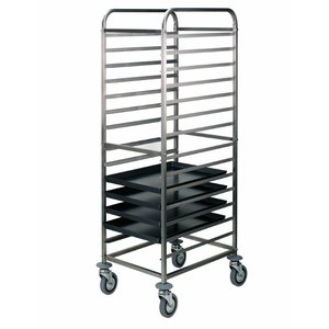 Diamond Drabina płytowa ze stali nierdzewnej, 14x 600x400 mm, przestrzeń 85 mm.