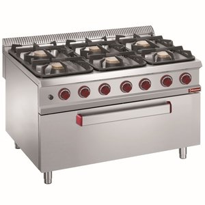 Diamond Gas Cooker with 6 Burners and Gas Oven, 55040 kcal / h Diamond Gas Cooker with 6 Burners and Gas Oven, 55040 kcal / h