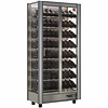 Diamond 2-Doors Wine Cooler 530 L, 112 Bottles, Modulable, from 4 °C to 16 °C, Sliding Doors, 8 Shelves, Silver