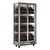 Diamond 2-Doors Wine Cooler 530 L, 128 Bottles, Modulable, from 4 °C to 16 °C, Sliding Doors, 4 Shelves, Silver