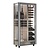 Diamond 2-Doors Wine Cooler 530 L, 128 Bottles, Modulable, from 4 °C to 16 °C, Sliding Doors, Silver