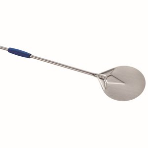 Diamond Łopata do pizzy ze stali nierdzewnej, Ø200x1690 mm, okrągła, niebieska