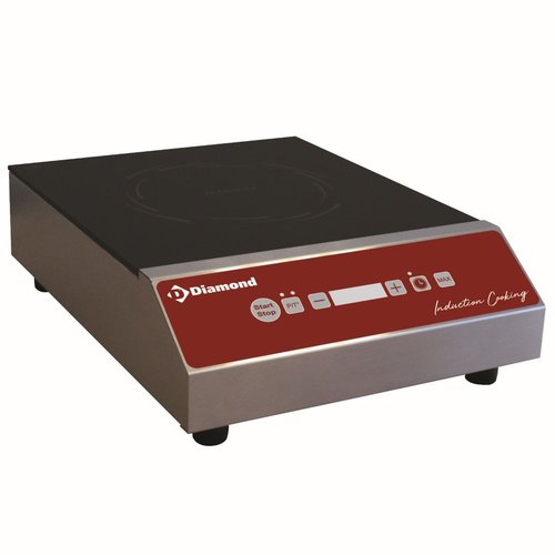 Diamond Countertop Induction Cooker with 34-Step Adjustment, 2,5 kW Diamond Countertop Induction Cooker with 34-Step Adjustment, 2,5 kW