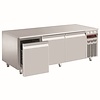 Diamond Freezer Table with 3 Drawers, GN 1/1, from -20 °C to -10 °C, Side-Mounted Compressor Diamond Freezer Table with 3 Drawers, GN 1/1, from -20 °C to -10 °C, Side-Mounted Compressor