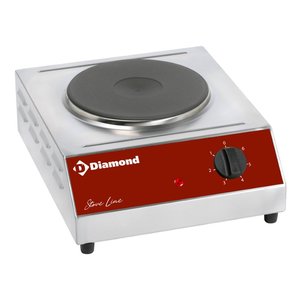 Diamond Countertop Electric Cooker with 1 Hot Plate, 2 kW