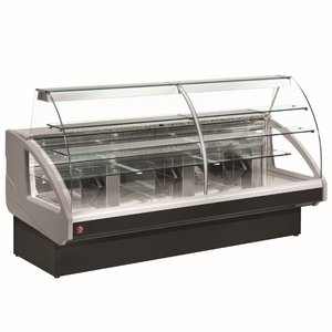 Diamond Lada chłodnicza, statyczna, system szuflad bez rezerwy - SZARA / CZARNA Diamond Lada chłodnicza, statyczna, system szuflad bez rezerwy - SZARA / CZARNA