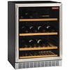 Diamond Undercounter 1-Door Wine Cooler 160 L, 45 Bottles, from 5 °C to 18 °C, Hinged Door, Black