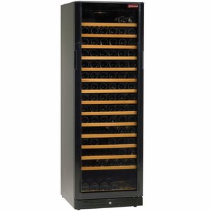 Diamond 1-Door Wine Cooler 375 L, 168 Bottles, from 5 °C to 18 °C, Hinged Door, Black Diamond 1-Door Wine Cooler 375 L, 168 Bottles, from 5 °C to 18 °C, Hinged Door, Black
