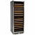 Diamond 1-Door Wine Cooler 375 L, 155 Bottles, from 5 °C to 18 °C, Hinged Door, Black