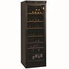 Diamond 1-Door Wine Cooler 380 L, 90 Bottles, from 5 °C to 18 °C, Hinged Glass Door, Black