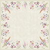 Duni Slipcover DUNICEL® 84 x 84 cm Floret (Pack of 100)