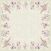 Duni Slipcover DUNICEL® 84 x 84 cm Floret (Pack of 100)