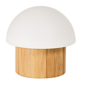 Duni LED Lamp Bamboo 105 x Ø 110 mm White (Pack of 4) Duni LED Lamp Bamboo 105 x Ø 110 mm White (Pack of 4)
