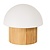 Duni Lampka led Bamboo 105 x Ø 110 mm biała (4 szt.)