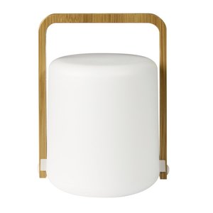 Duni LED Lamp Bamboo 148 x Ø 108 mm White (Pack of 4) Duni LED Lamp Bamboo 148 x Ø 108 mm White (Pack of 4)