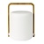 Duni LED Lamp Bamboo 148 x Ø 108 mm White (Pack of 4)