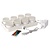Duni LED Mini Lamp Set, rechargeable, multicolour, 8 pcs 48 x Ø 50 mm 13 h White