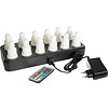 Duni LED Lamp Rechargeable 70 x 40 mm Multicolor 12 pcs