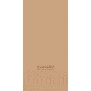 Duni Napkin 3-ply 40 x 40 cm Ecoecho Brown (Pack of 1250) Duni Napkin 3-ply 40 x 40 cm Ecoecho Brown (Pack of 1250)